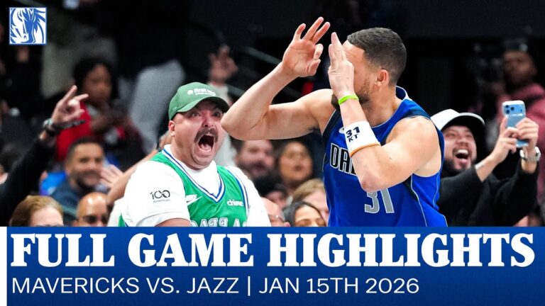 Mavericks Highlights vs. Utah Jazz January 15, 2026