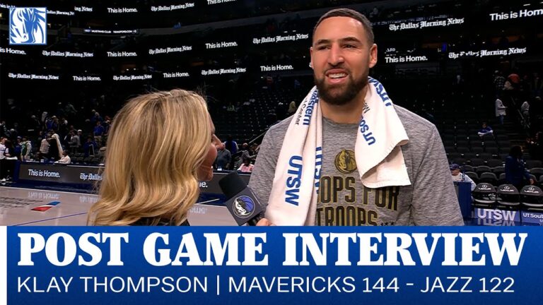 Klay Thompson Post Game Interview vs. Utah Jazz January 15, 2026