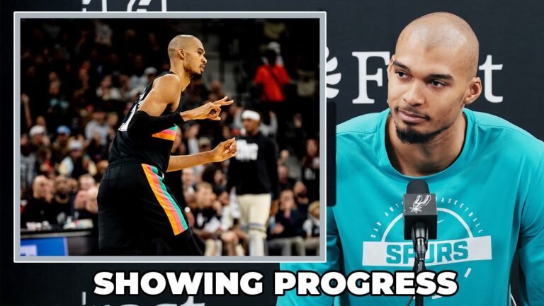 Victor Wembanyama on Debuting New Look and Progress on the Court
