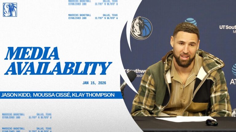 Jason Kidd, Moussa Cisse, & Klay Thompson Media Availability vs UTA 01 15 26