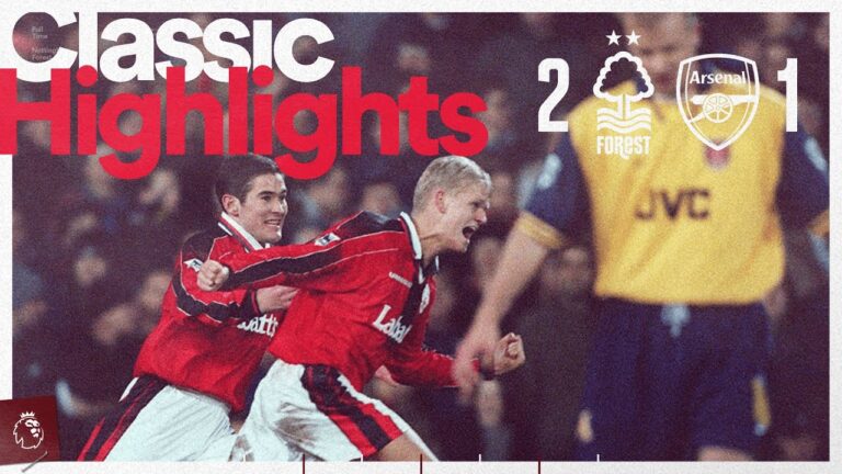 HAALAND BRACE! Nottingham Forest 2-1 Arsenal (1996 97) Classic Highlights