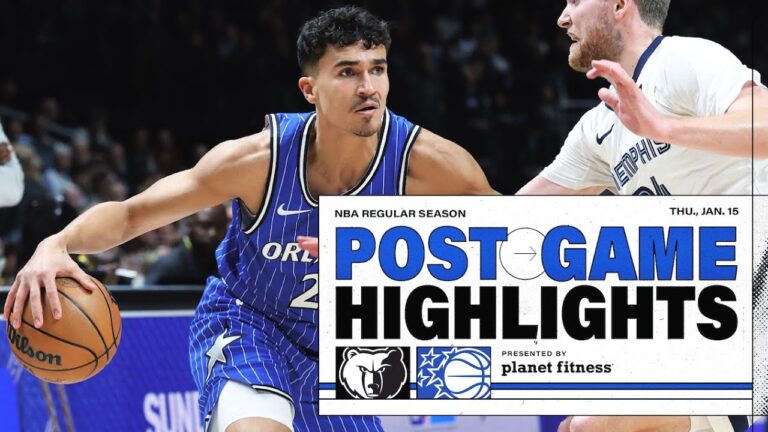 Postgame Highlights: Memphis Grizzlies Vs. Orlando Magic 1.15.26 Presented By Planet Fitness