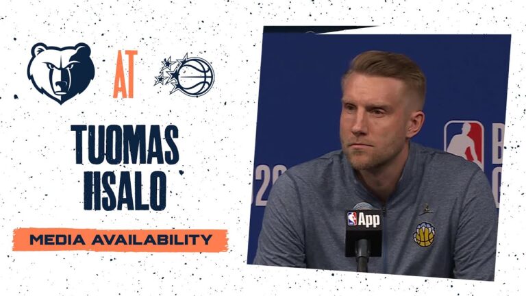 Tuomas Iisalo Press Conference Grizzlies vs. Magic