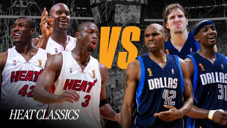 WADE vs. DIRK HEAT Even Series 2-2 2006 NBA Finals Game 4 (FULL GAME)