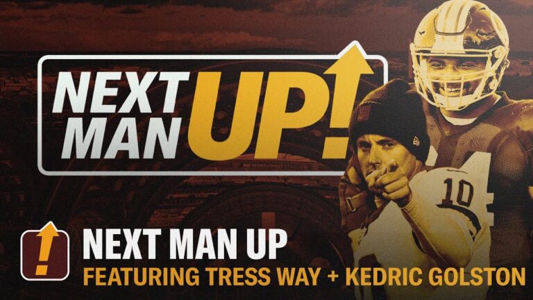 Tress Way on His Pro Bowl Season Coach Kedric Golston Talks Memories Next Man Up Commanders