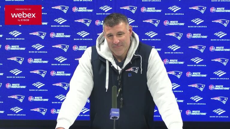 Mike Vrabel: You Only Get So Many Opportunities to Be In This Position. Press Conference