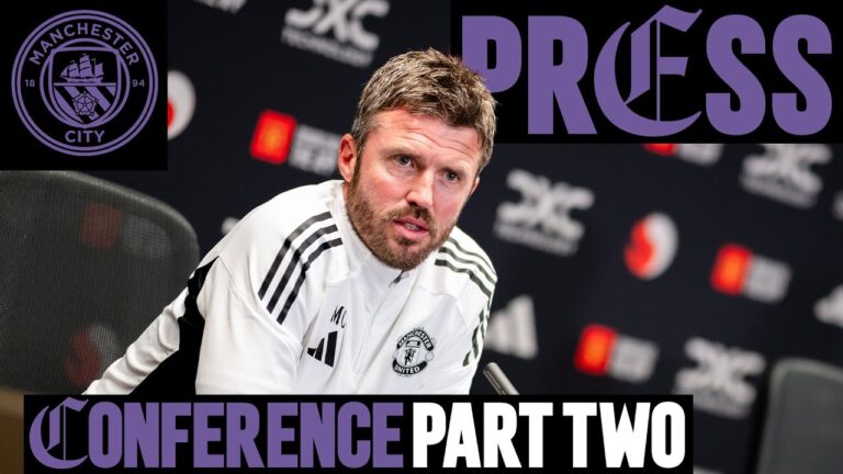 Michael Carrick Pre-Man City Press Conference: Part Two