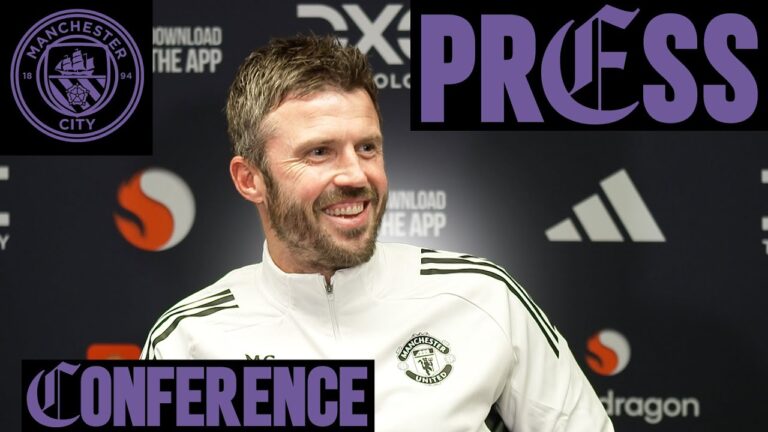 Michael Carrick Pre-Man City Press Conference