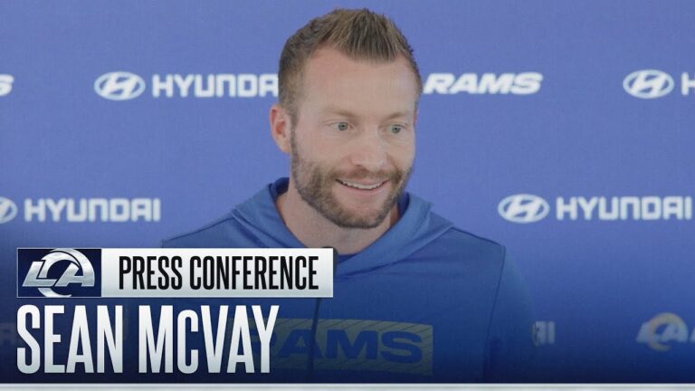 Sean McVay On Kevin Dotsons Game Status, Puka Nacua’s Growth & Confidence In His Tight End Room