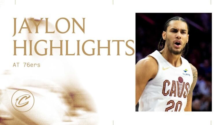 Cavs at 76ers Jaylon Tyson Highlights 01.16.2026