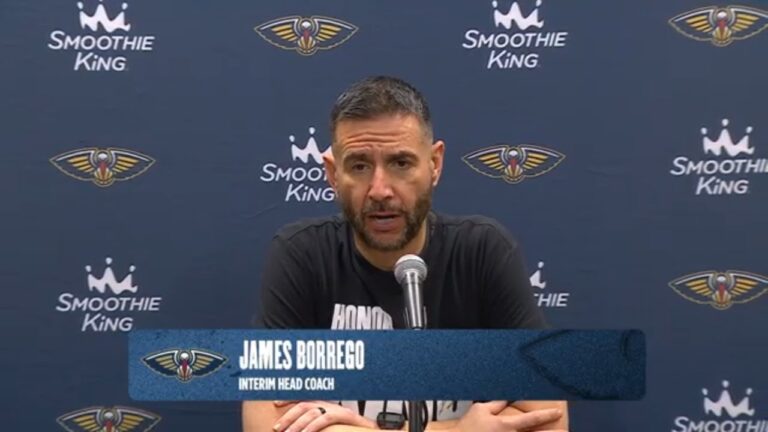 James Borrego Pelicans-Pacers Postgame Interview 1 16 2026