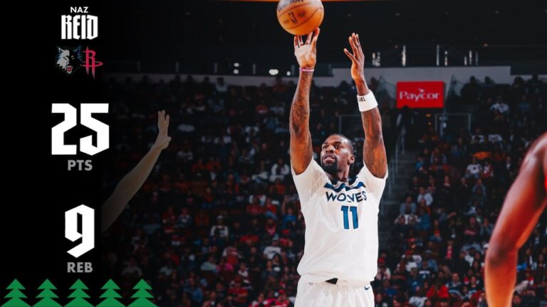 Naz Reid With 25 Points Against Houston Rockets 01.16.26