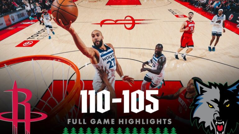 Minnesota Timberwolves Fall To Houston Rockets, 110-105 01.16.26