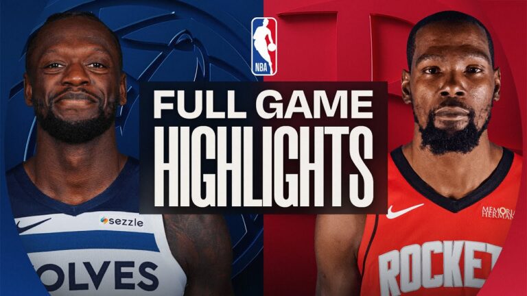 TIMBERWOLVES at ROCKETS FULL GAME HIGHLIGHTS January 16, 2026