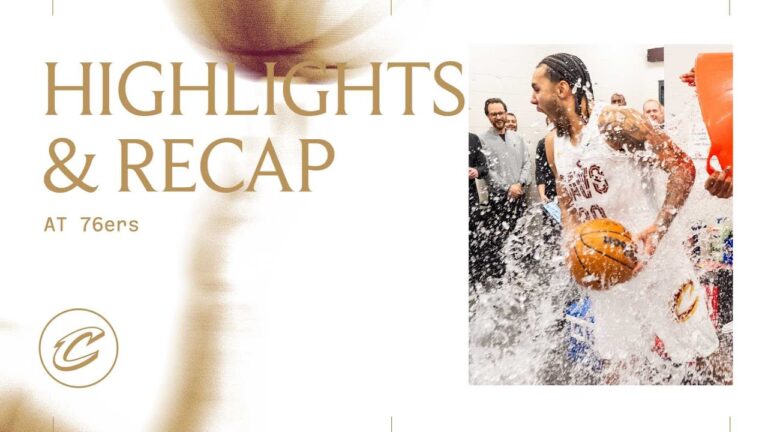 Cavs at 76ers Game Recap & Highlights 01.16.2026