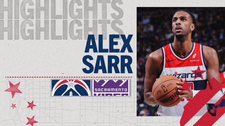 Highlights: Alex Sarr scores 19 points at Sacramento Kings 01.16.26