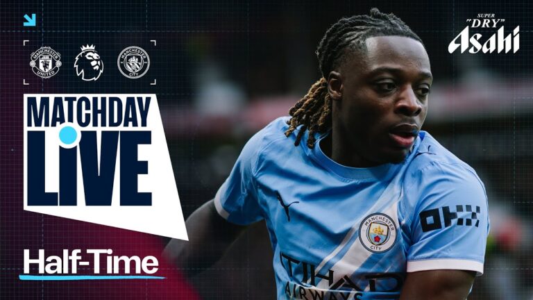 MATCHDAY LIVE! Man United 0-0 Man City Premier League