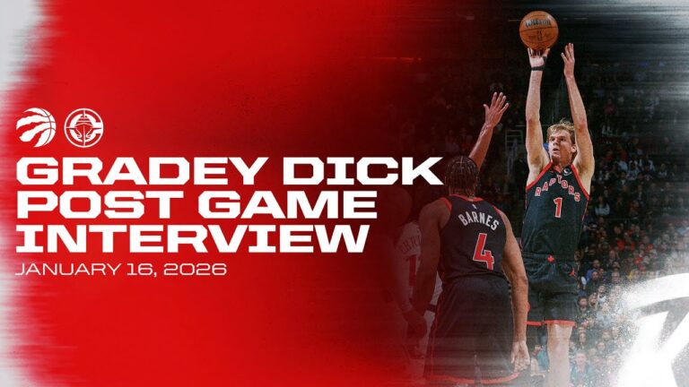 Gradey Dick Post Game vs Clippers January 16, 2026