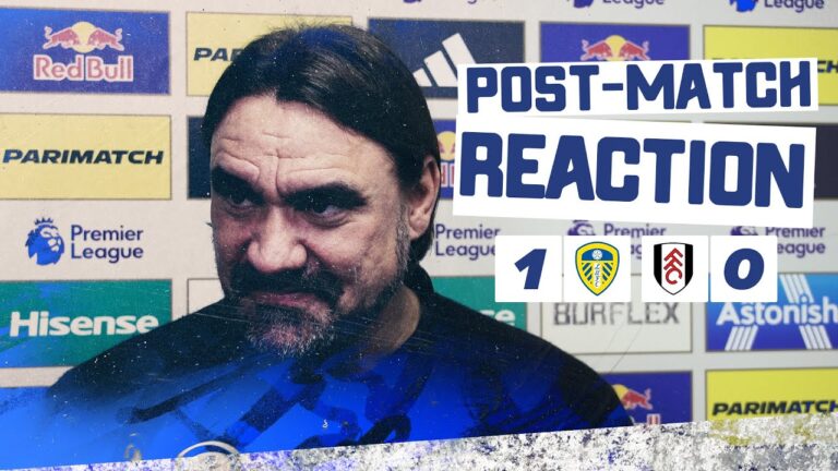 The best win of the season Daniel Farke reaction Leeds United 1-0 Fulham