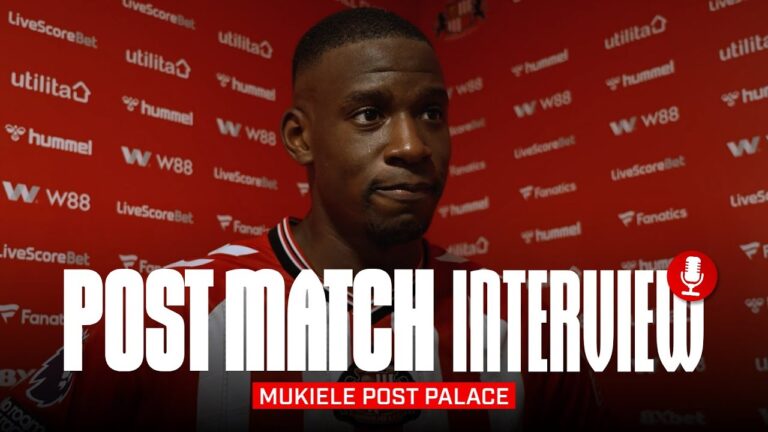 We are all together Nordi Mukiele On Crystal Palace Post Match Interview