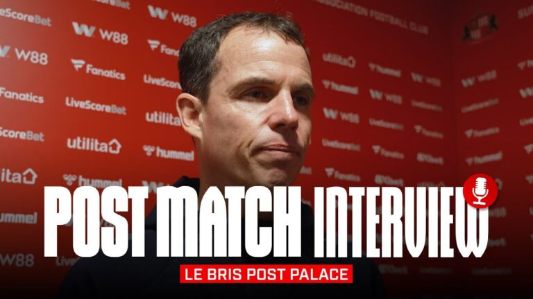 We found a solution Régis Le Bris Post Palace Post Match Interview
