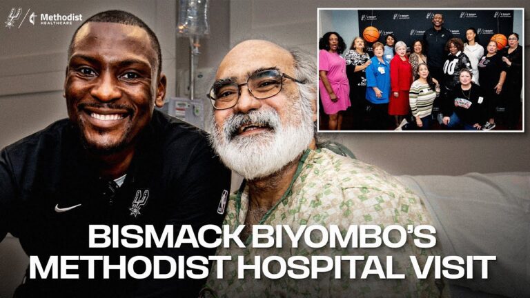 Bismack Biyombo Visits Cancer Survivors & Patients at Methodist Hospital