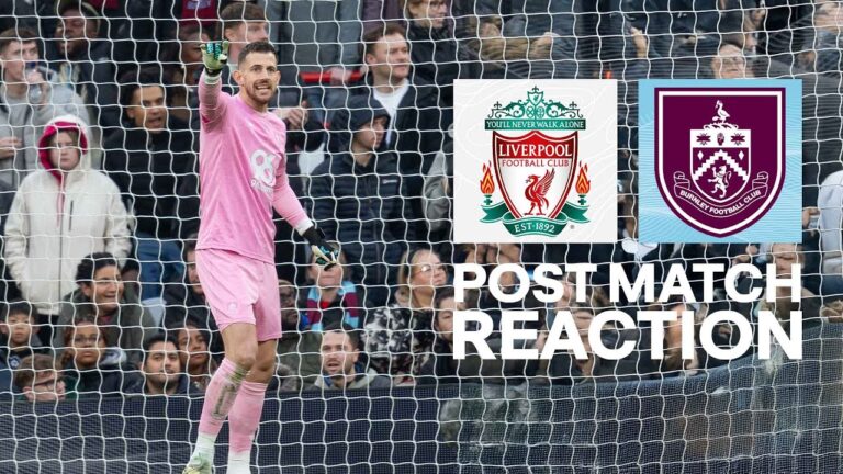 Martin Dúbravka On Draw With Liverpool REACTION Liverpool 1-1 Burnley