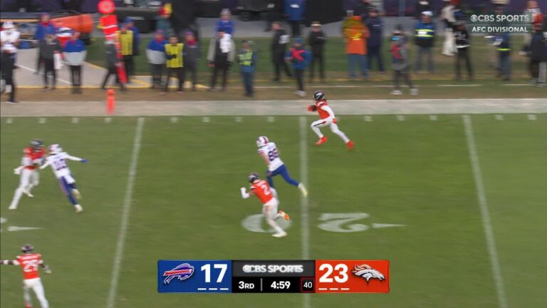 Bo Nix and Josh Allen trade interceptions