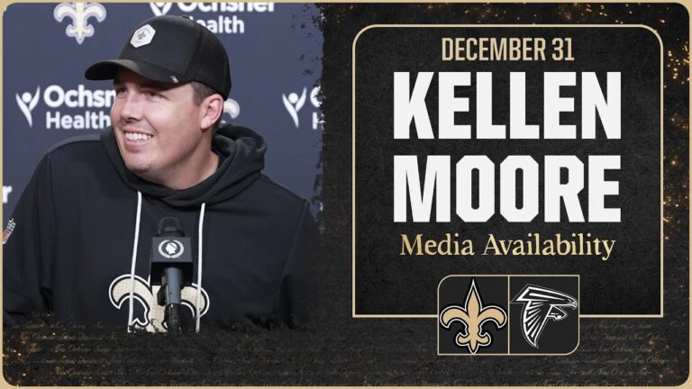 Kellen Moore talks Saints Roster, Tyler Shough New Orleans Saints