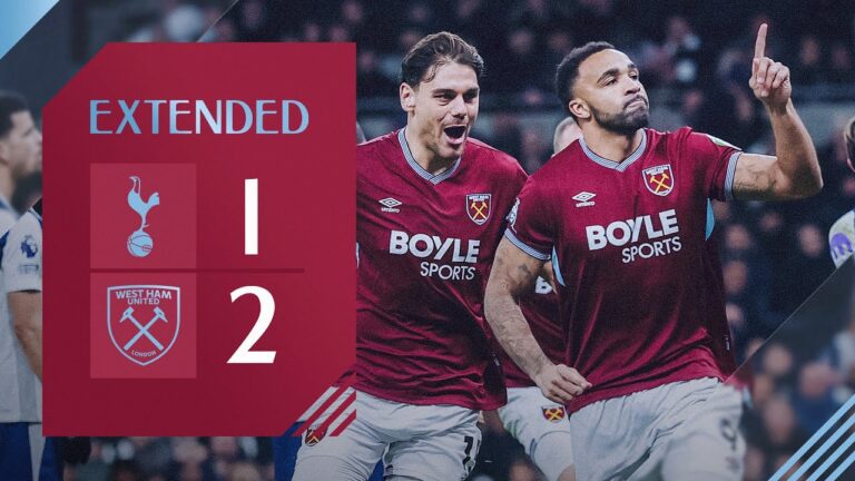 Hammers Claim Stunning Win Spurs 1-2 West Ham Premier League Extendend Highlights