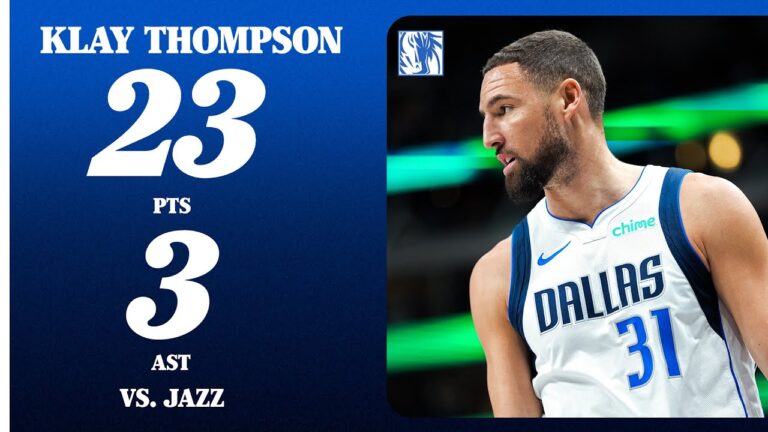 Klay Thompson (23 PTS 5 AST) vs. Utah Jazz January 17, 2026