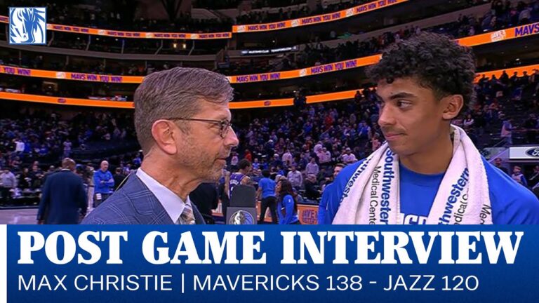Max Christie Post Game Interview vs. Utah Jazz January 17, 2026