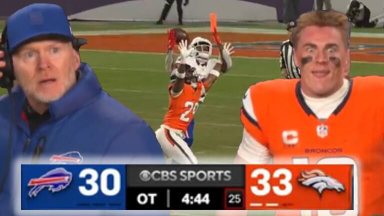 Crazy Overtime Ending in Denver! Bills vs. Broncos NFL Divisional Round