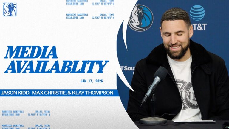 Jason Kidd, Max Christie, & Klay Thompson Media Availability vs UTA 01 15 26