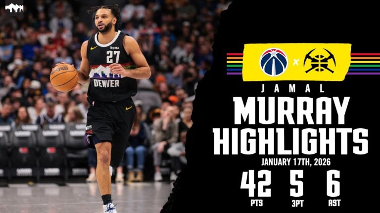Jamal Murray 42-POINT MASTERPIECE Game Highlights vs. WAS