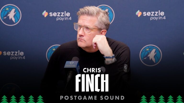 Proud Of Our Guys For Showing Some Fight On A Back To Back Chris Finch Postgame Sound 01.17.26