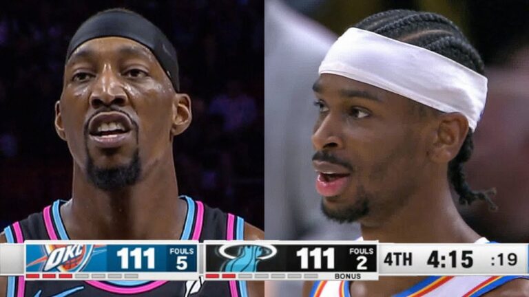 Final 4:15 WILD ENDING Thunder at Heat January 17, 2026
