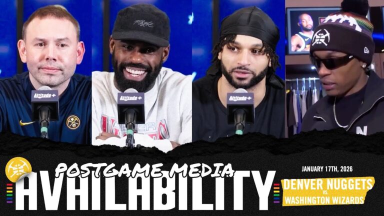 ALL Denver Nuggets Postgame Media vs. WAS