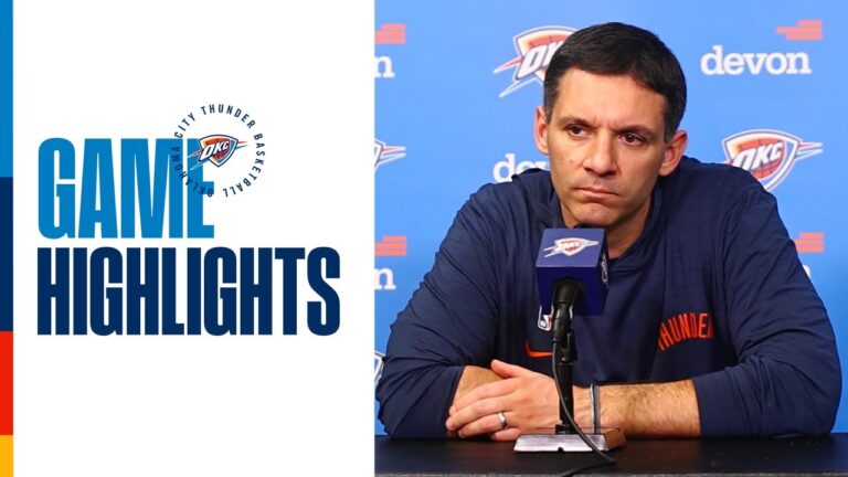 Coach Daigneault Postgame Media Availability January 18, 2026