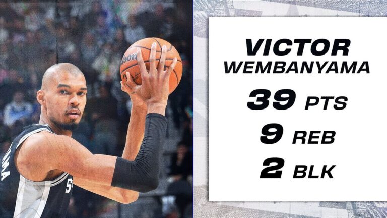 Wembanyama Goes Off! 39 Points Full Highlights