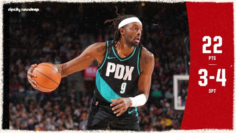 Jerami Grant Drops 22 Points, Goes 3-4 from Three in Win vs. Los Angeles Lakers Jan 17, 2026