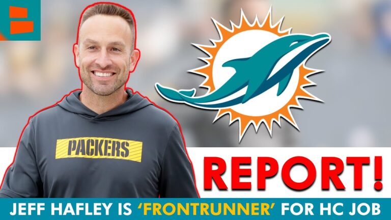 MAJOR REPORTJeff Hafley Is Frontrunner For Miami Dolphins Head Coaching Job