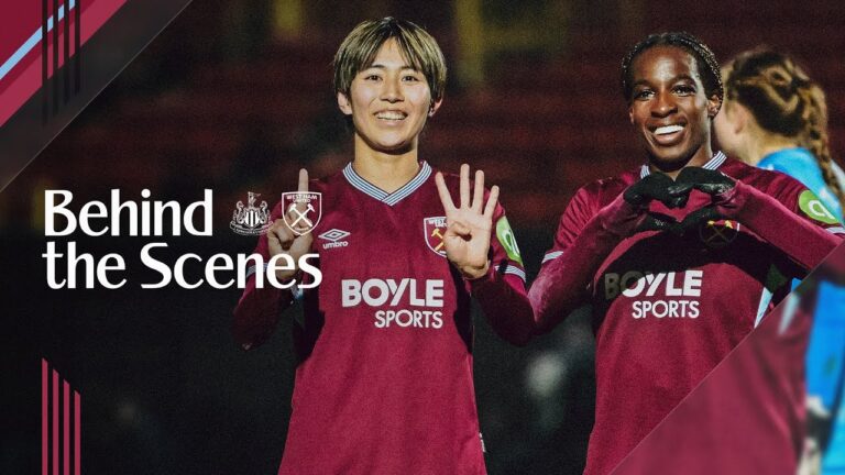 Asseyi Stars As Hammers Advance Newcastle Women 0-3 West Ham Women Behind the Scenes