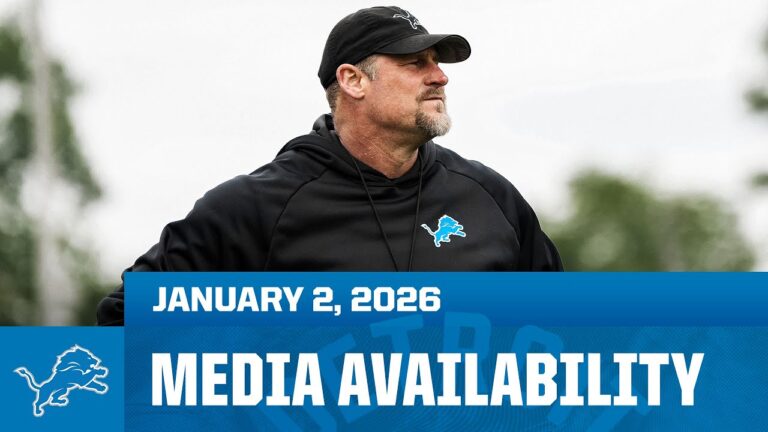 Dan Campbell Press Conference Jan. 2, 2026