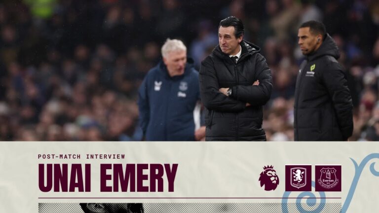 We must accept it Unai Emery on defeat to Everton