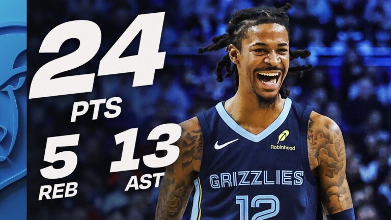 Ja Morant SHINES in London with 24 PTS and 13 AST January 18, 2026