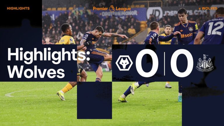 Wolverhampton Wanderers 0 Newcastle United 0 Premier League Highlights