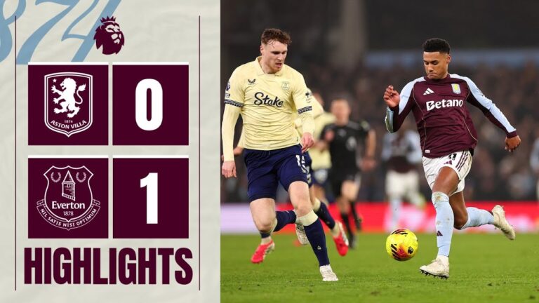 Aston Villa 0-1 Everton Premier League Highlights