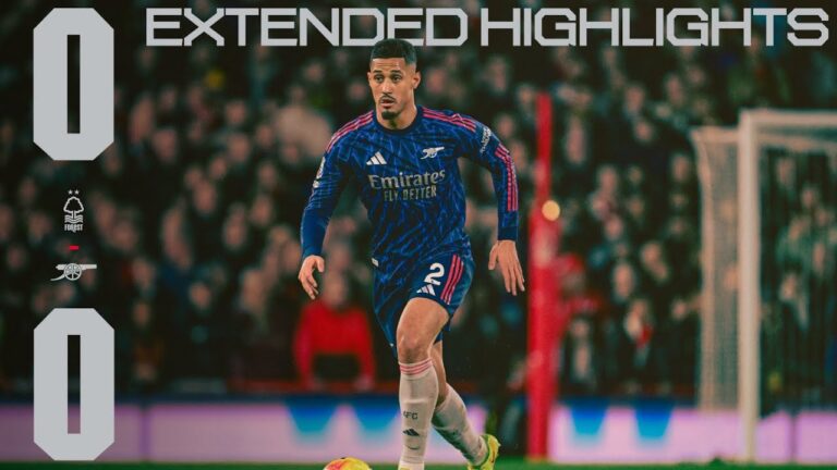 Unbeaten run extended to 11 games EXTENDED HIGHLIGHTS Nottingham Forest vs Arsenal (0-0) EPL