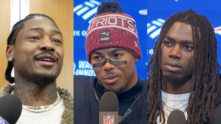 Stefon Diggs, Marcus Jones, Rhamondre Stevenson & More Address the Media Patriots Press Conference